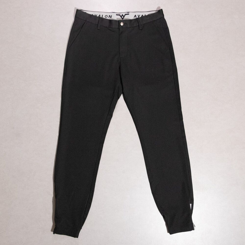 Avalon Golf Performance Stretch Ankle Zip Black Joggers Pants Men’s 32L (32x31)
